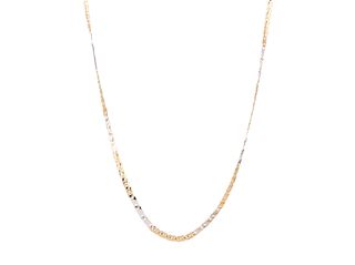 cadena oro 18k 25cm