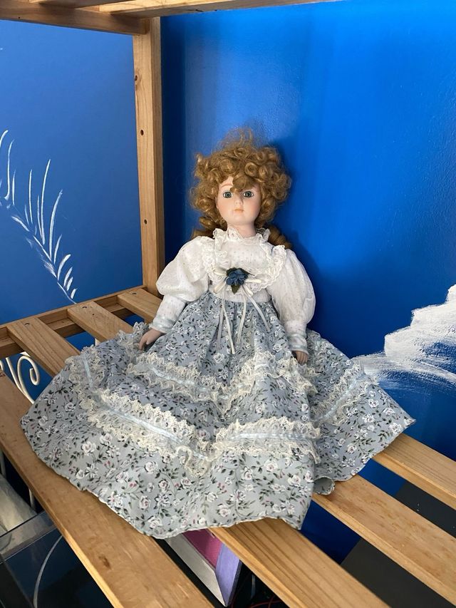 Muñeca porcelana vintage