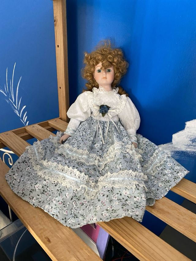 Muñeca porcelana vintage