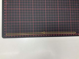 cadena oro 18k 27cm