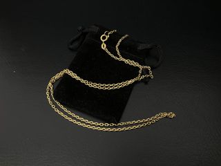 cadena oro 18k 27cm