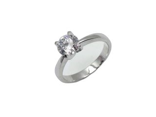 sortija oro 18k con diamante de laboratorio