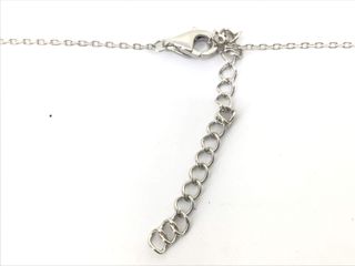 collar plata 925mm con piedra con circonita 19 5cm 