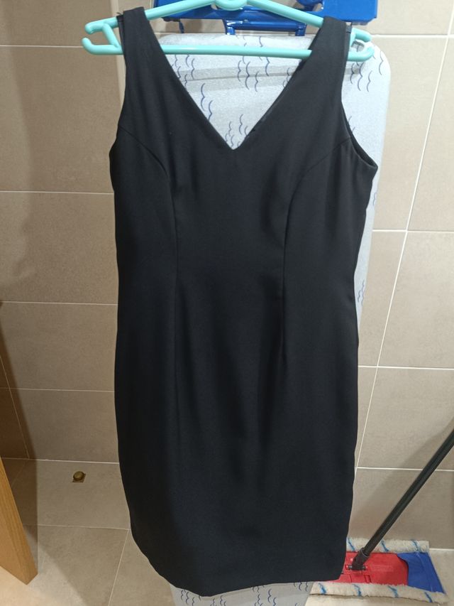 Vestido negro fiesta mujer