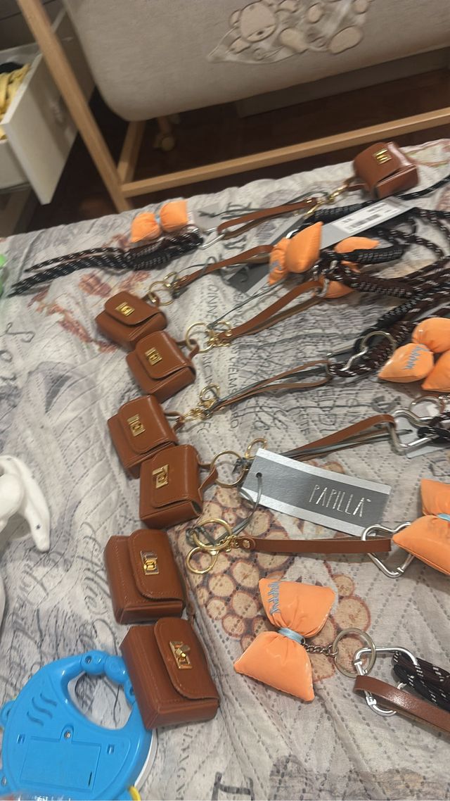 10 Portachiavi Borsette PAPILLA