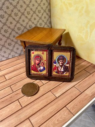 Icone Diptico religioso- Miniature