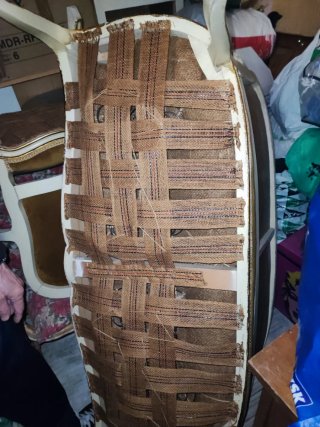 Sofá Caoba estilo antiguo