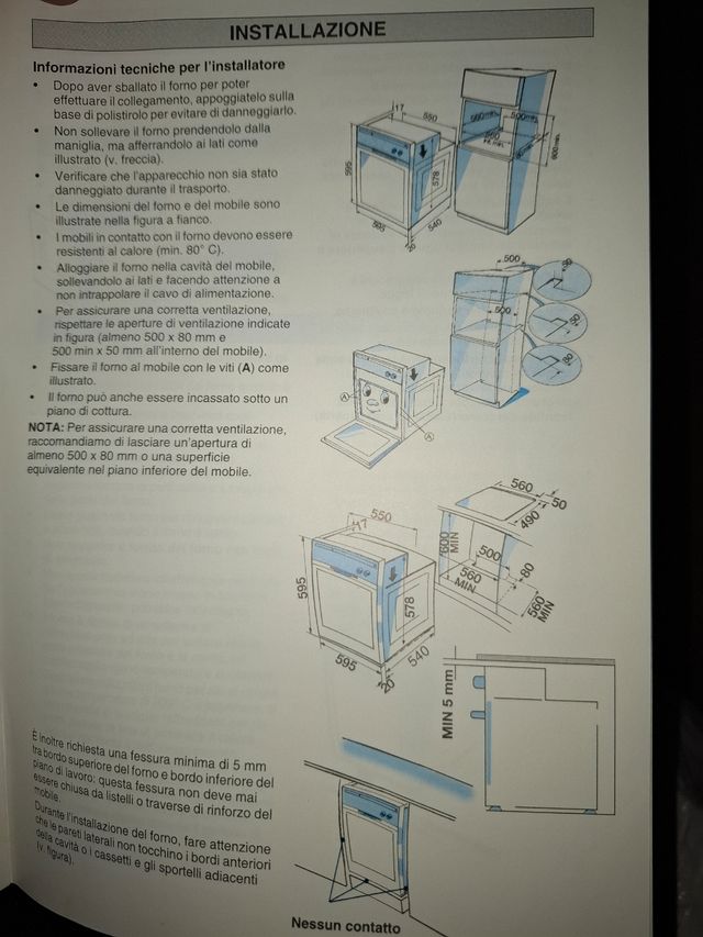 Forno Ignis incasso - elettrico