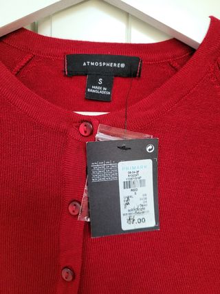 Chaqueta Atmosphere roja talla S