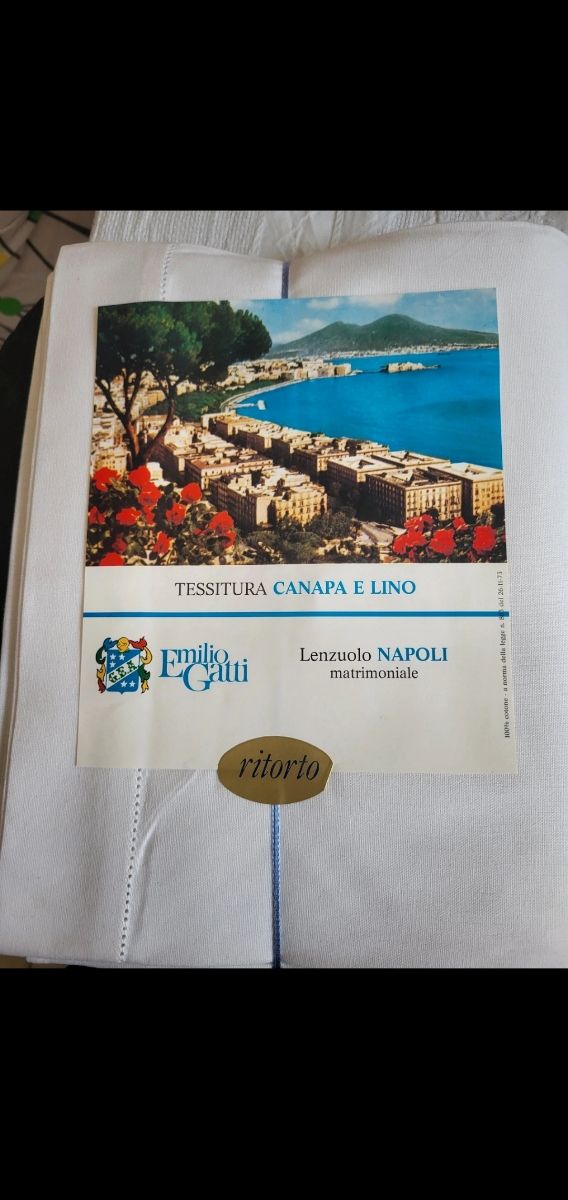Lenzuolo Matrimoniale Emilio Gatti