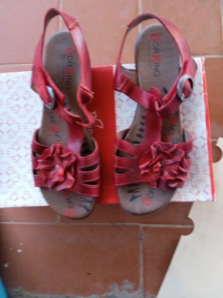 Sandalias Dorking rojas