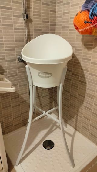 Bañera bebé - Soporte, Blanca