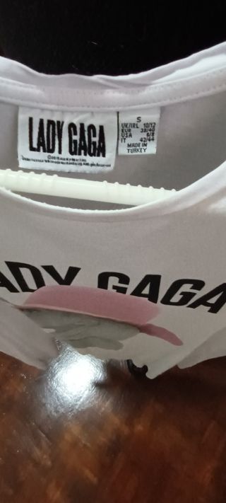 Camiseta Lady Gaga - Blanca