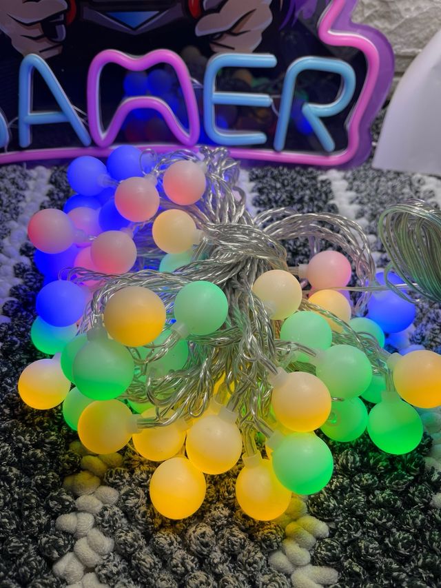 Guirnalda luces multicolor 19m