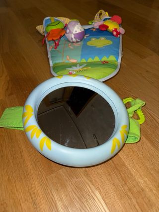 Espejo y juguete bebé para coche Taf Toys