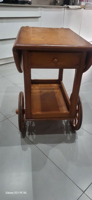 Carrito madera cocina - vintage