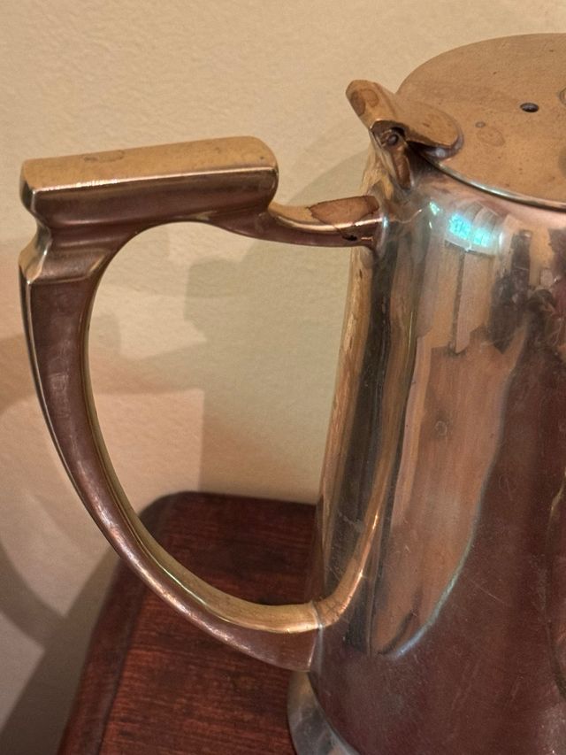 Servizio caffè vintage oro anni '40-'50 , stupendo