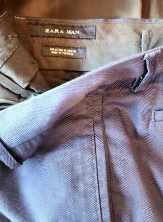 Traje de Zara 52 / 42 y camisa Mango