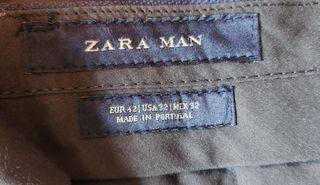 Traje de Zara 52 / 42 y camisa Mango