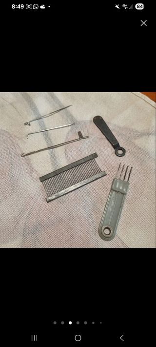 Antiguas piezas máquina coser