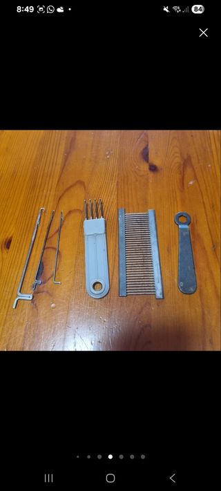 Antiguas piezas máquina coser