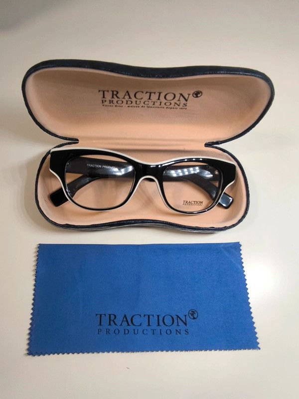 Gafas Traction - Montura negra y blanca