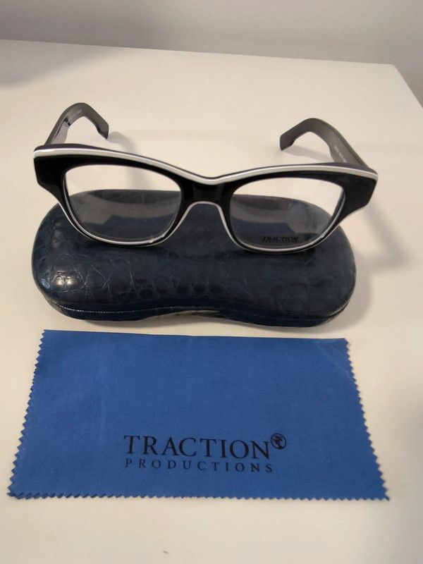 Gafas Traction - Montura negra y blanca