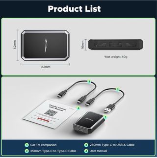 LAMTTO Car TV Mate Pro: CarPlay Wireless