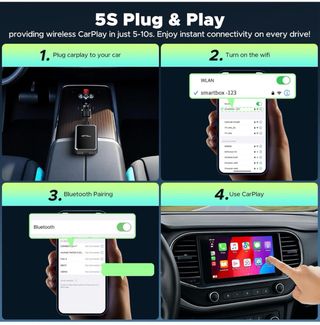 LAMTTO Car TV Mate Pro: CarPlay Wireless