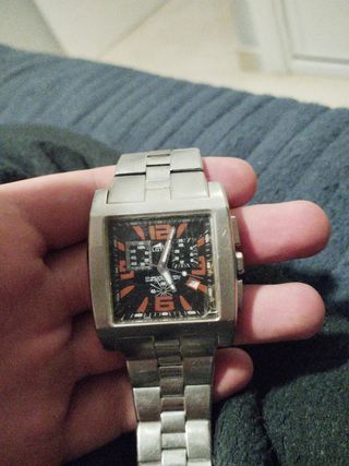 Reloj Lotus cronógrafo plata