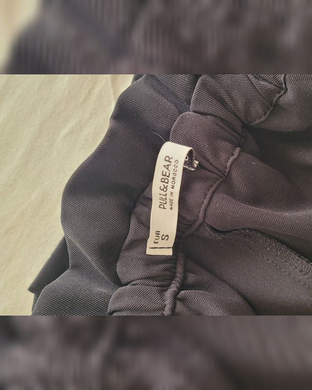 Pantalón Pull&Bear Negro