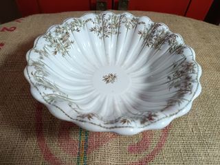 Cuenco antiguo francés porcelana