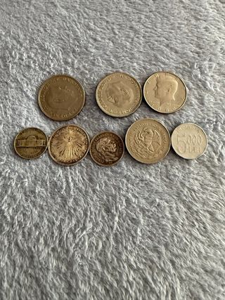 Colección de monedas antiguas
