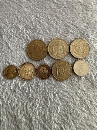 Colección de monedas antiguas