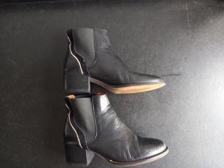 Botines negros mujer - Piel