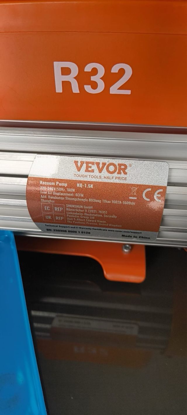 Bomba vacío aire acondicionado