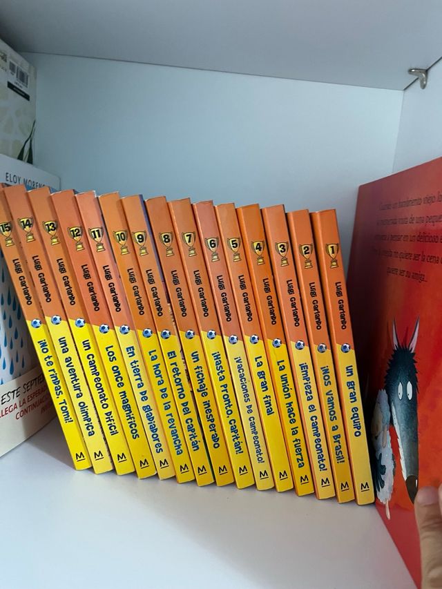 varios libros de gol. un gran equipo