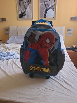 Zaino trolley Spiderman bimbo