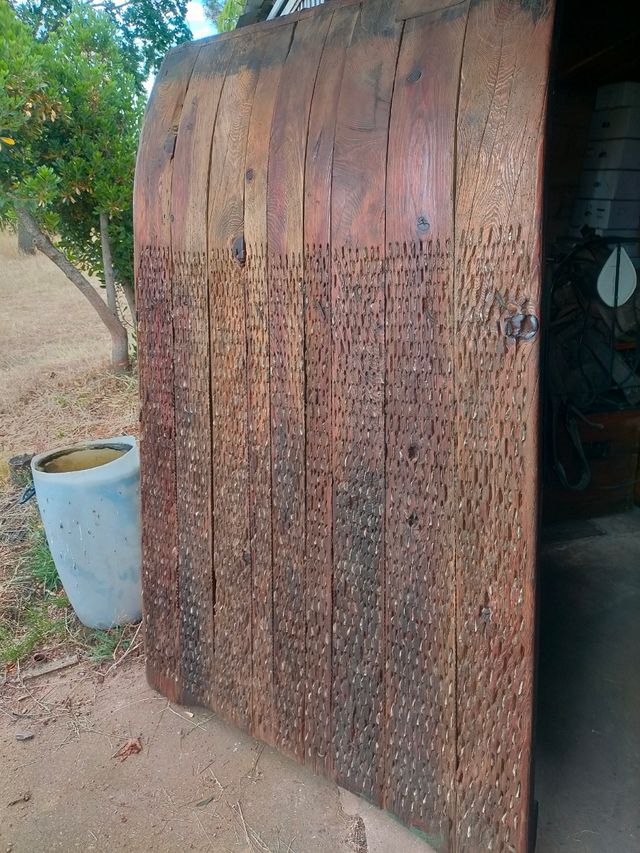 Trillo antiguo de madera