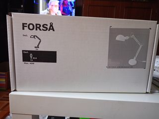 Lampara escritorio IKEA Forså blanca