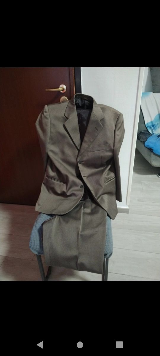 Completo Uomo Tg.50 Grigio particolare, semilucido