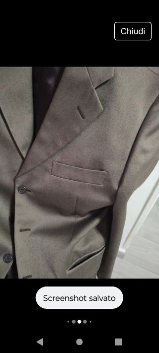 Completo Uomo Tg.50 Grigio particolare, semilucido