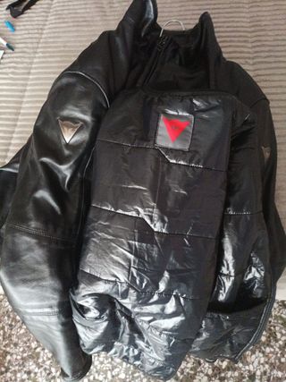Chaqueta moto Dainese Greyhound negra
