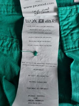 Bermuda Verde algodón