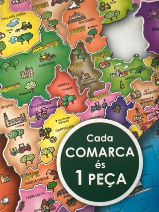Puzzle Comarques Catalunya (142 piezas)
