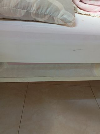 Cuna bebé completa blanca