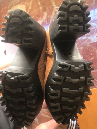 Botines plataforma marrones