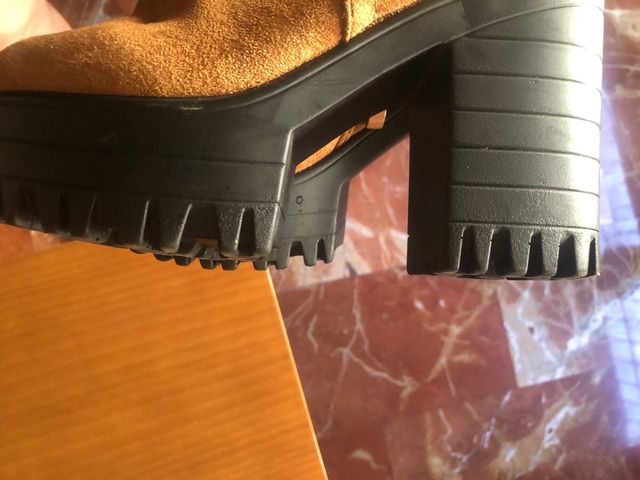 Botines plataforma marrones