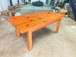Mesa madera maciza rústica