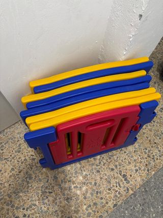 Parque Bebé XL 8 piezas: 70 cm ancho x 55 cm alto